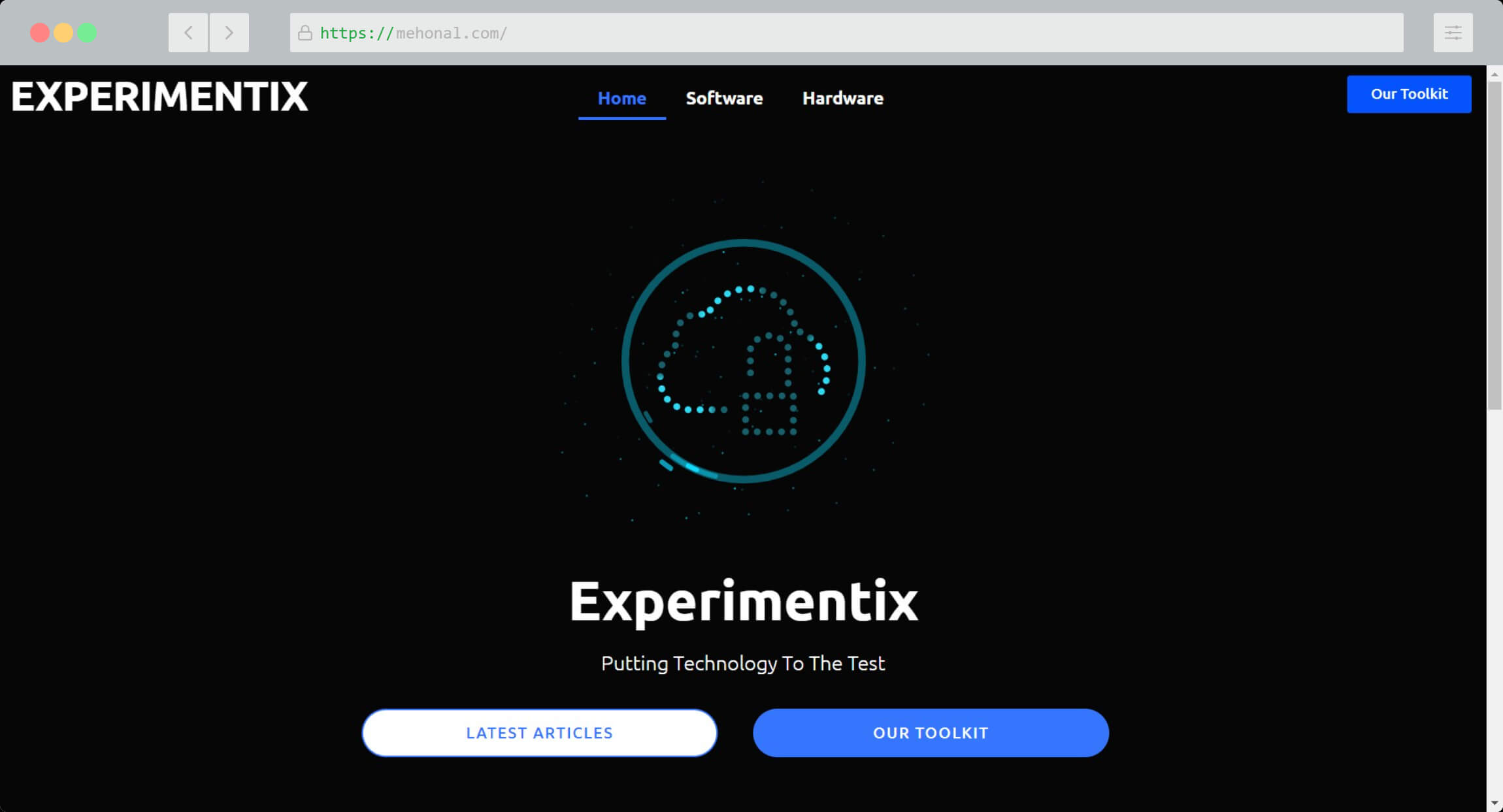 Website Portfolio Experimentix
