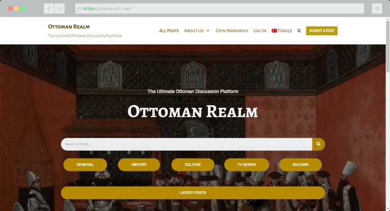Website Portfolio Ottoman Realm
