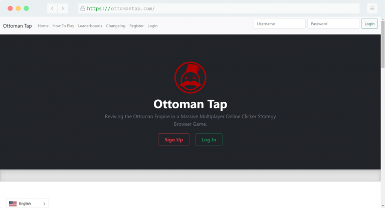 Website Portfolio OttomanTap 1